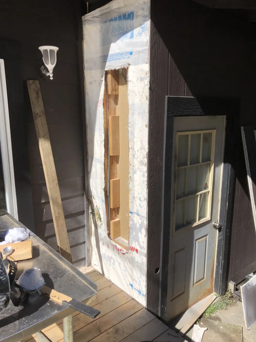 Small siding repair image